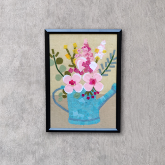 Aqua Pink Art Frame